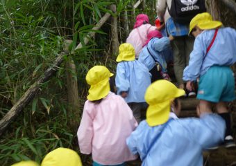 秋の未就園児の集い　秋を見つけよう～たんけんごっこで遊ぼう～