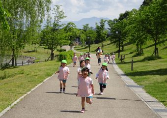 愛宕沼でマラソン大会!?